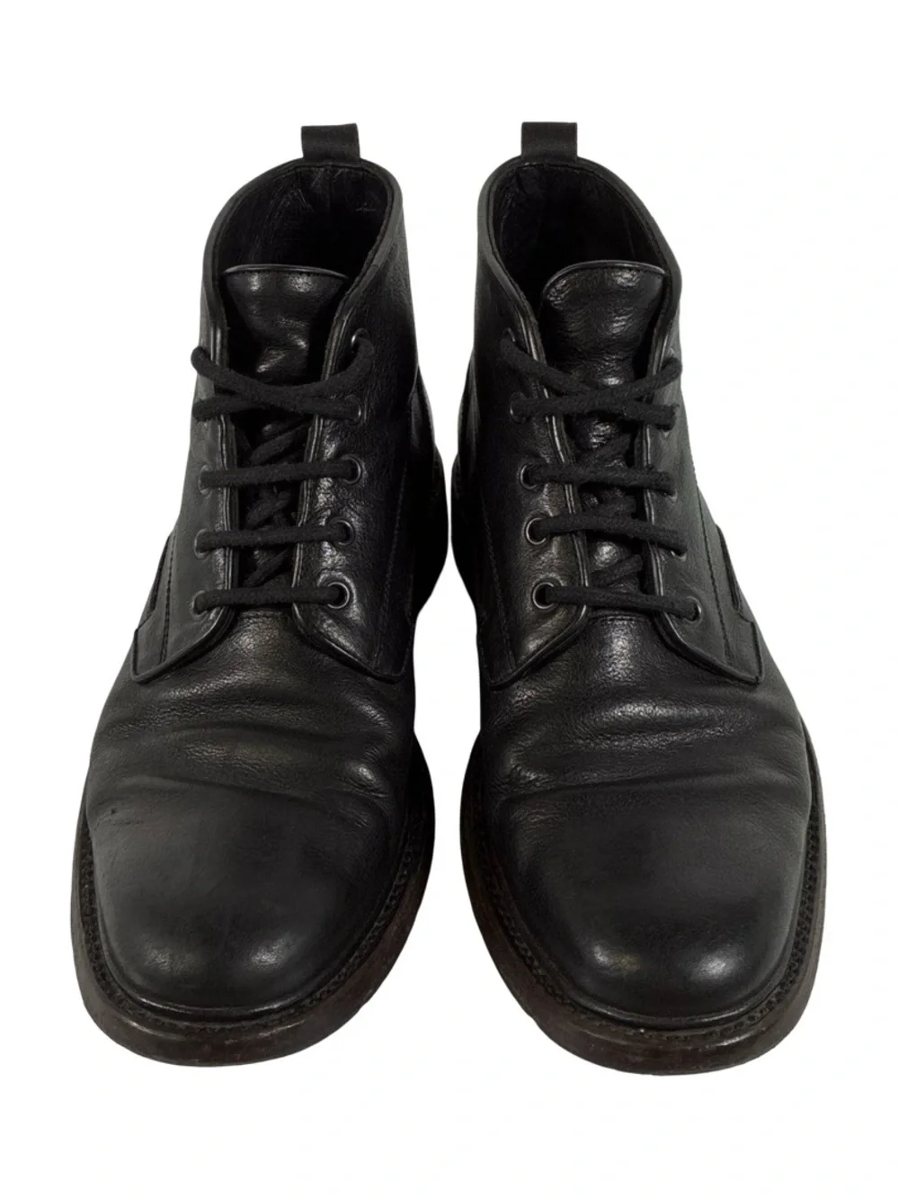 Rag & Bone Handmade Italy Black Leather Service Boots Men’s US 9 EU 42